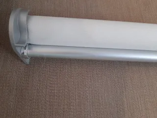 Estor enrollable translúcido Ikea en blanco