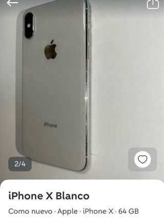 iPhone X Bianco 64GB