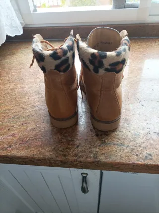 Botas Panama Jack mujer mostaza