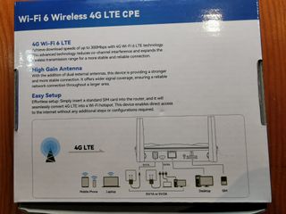 Router 4G LTE WiFi 6 con SIM nuevo a estrenar