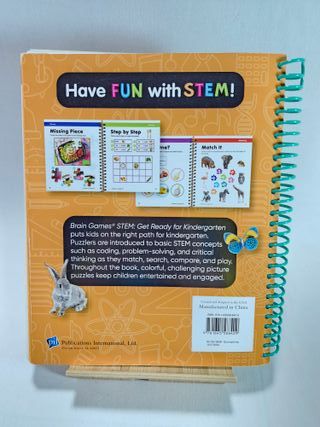 libro Brain Games STEM - Get Ready for Kindergarte