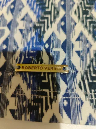 Camiseta Roberto Verino Azul Multicolor