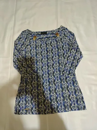 Camiseta Roberto Verino Azul Multicolor