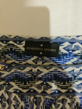 Camiseta Roberto Verino Azul Multicolor