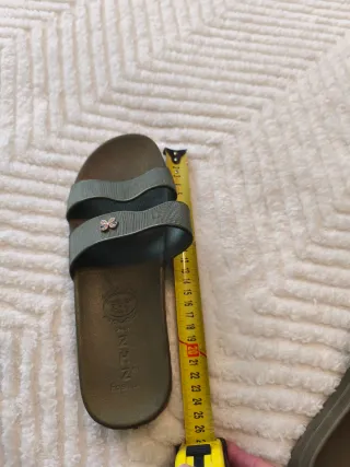 Sandalias ZHZ Talla 39 Verde Oliva