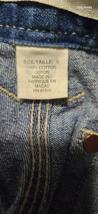 Jeans donna vita bassa zampa M