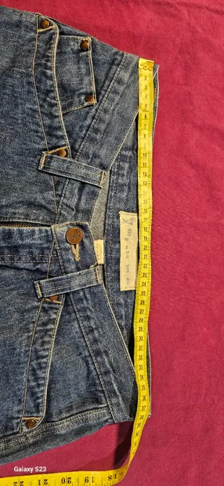 Jeans donna vita bassa zampa M