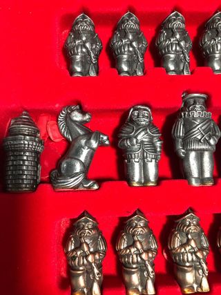 Ajedrez Vintage Metálico