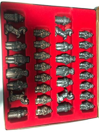 Ajedrez Vintage Metálico