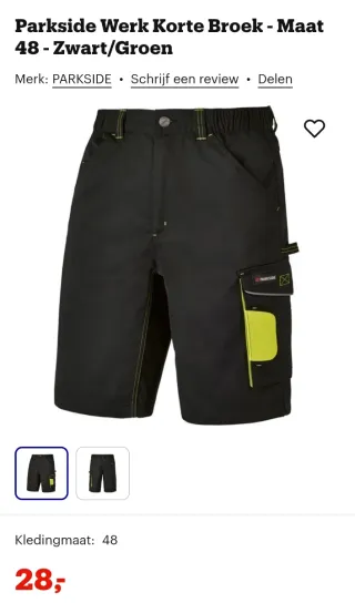 Pantalón Corto Trabajo