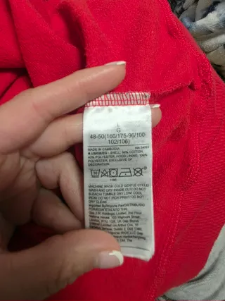 Sudadera GAP Roja Talla L