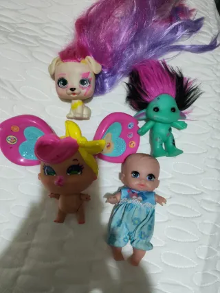 Lote Juguetes Muñecas y Figuras