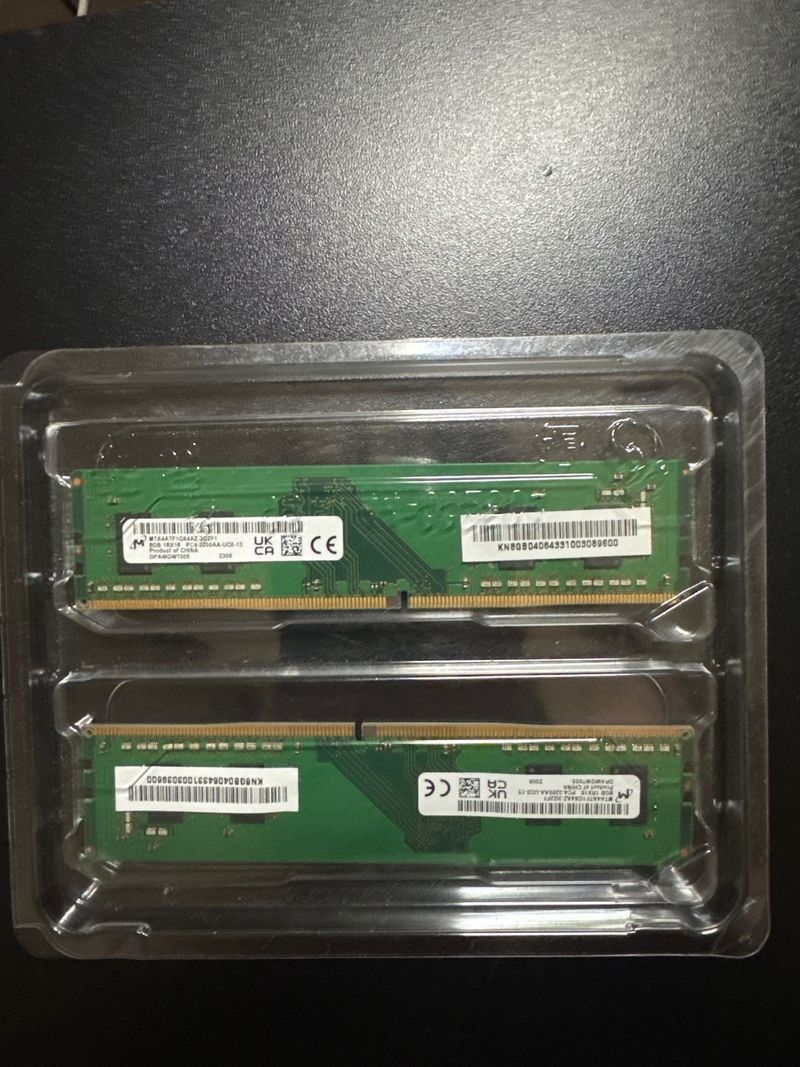 Pack 16GB RAM DDR4 3200MHz Micron (2x8GB)
