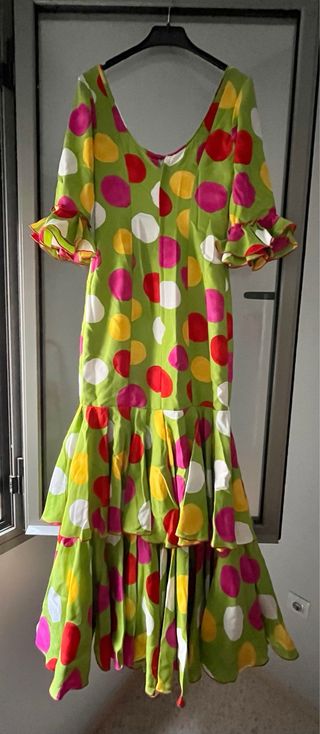 Traje de gitana Talla 34 lunares