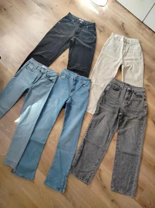 Lote 7 Pantalones Mujer Talla XS-S