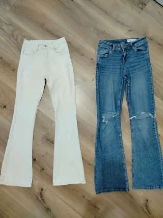 Lote 7 Pantalones Mujer Talla XS-S