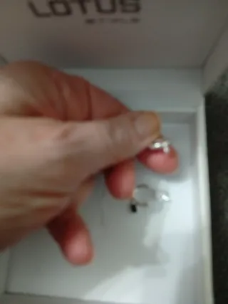 Pendientes Plata 925 Oso Negro