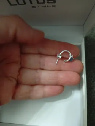 Pendientes Plata 925 Oso Negro