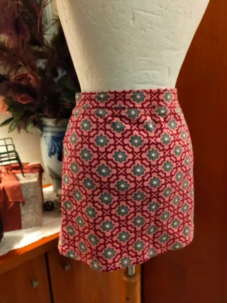 Minigonna estiva fantasia geometrica