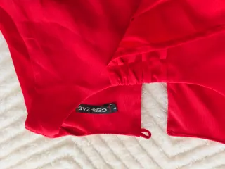 Camisa sin mangas roja Talla L