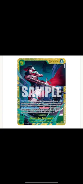 Carta TCG One Piece Dracule Mihawk