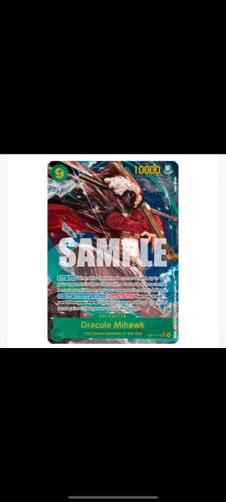 Carta TCG One Piece Dracule Mihawk