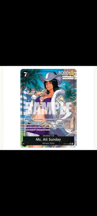 Carta TCG One Piece Dracule Mihawk