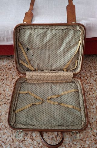 Maleta de piel vintage