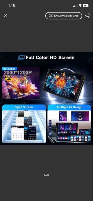 Pantalla 9” Android SsangYong Tivoli 2015-2022