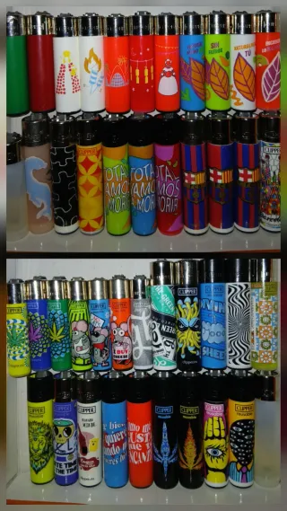 Lote 44 mecheros Clipper nuevos