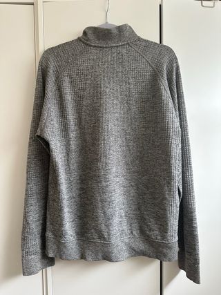 Jersey térmico gris con cremallera