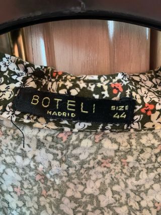 Camisa Boteli Estampado Floral de Manga Larga