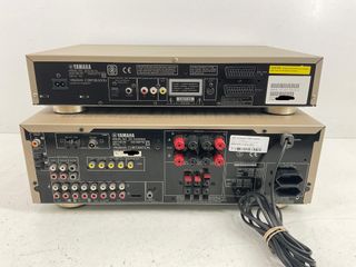 amplificador home cinema yamaha rx-v420rds + dvd-s510