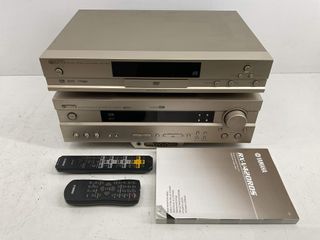 amplificador home cinema yamaha rx-v420rds + dvd-s510