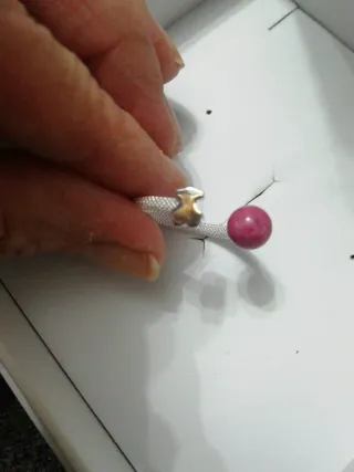 Anillo Tous Plata 925 Vermeil Rosa