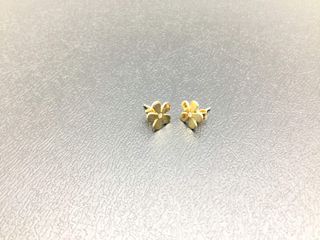 pendientes oro 18k con circonita