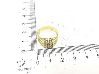 anillo oro 18k con piedra