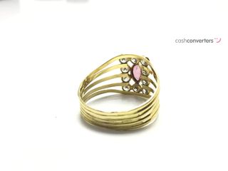 anillo oro 18k con piedra