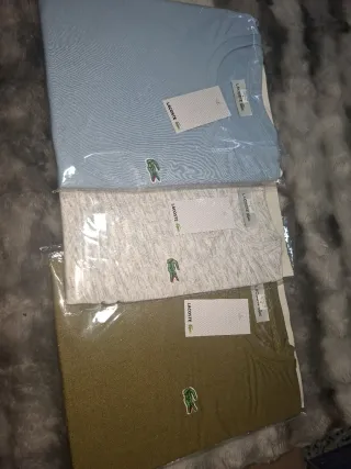 Camisetas Lacoste Pack 3