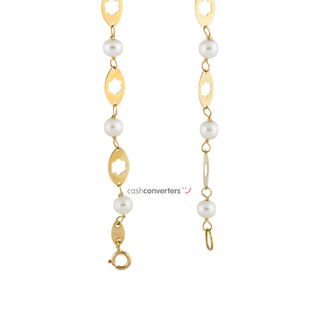 esclava oro 18k con piedra