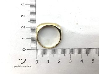 anillo oro 18k con piedra con diamante