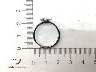 anillo plata 925mm con piedra con circonita