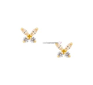 pendientes oro 18k con piedra