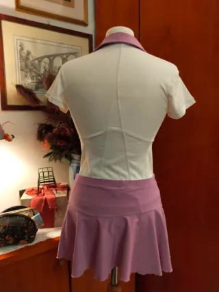 Completo Tennis Nike Bianco/lilla