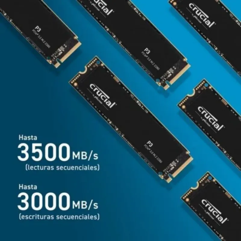 2x Crucial NVMe M.2 SSD 2TB USO INTERNET SOLO afbeelding 2