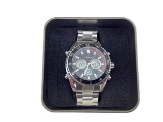 reloj pulsera caballero fredric dual time