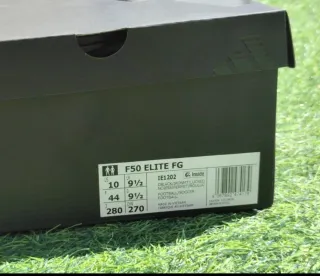 Botas de Fútbol Adidas F50 Elite FG Negro Rojo