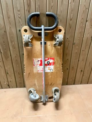 Plataforma de carga con ruedas