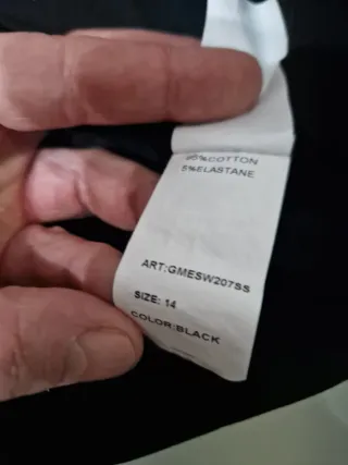 Maglia Marc Ellis nera con paillettes