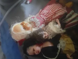 Bambole artigianali mini vintage